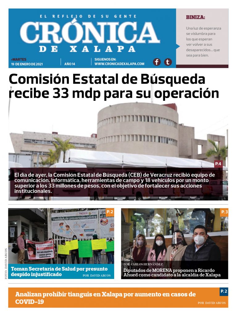 Crónica de Xalapa – Edición 19 de enero de 2021