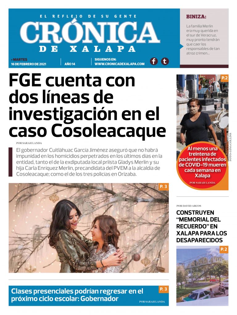 Crónica de Xalapa – Edición 16 de febrero de 2021