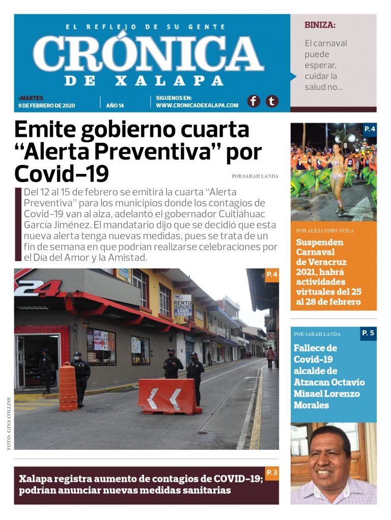 Crónica de Xalapa – Edición 9 de febrero de 2021