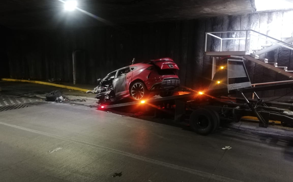 Muere conductor de un Lamborghini tras impactar en túnel de Guadalajara -  Crónica de Xalapa
