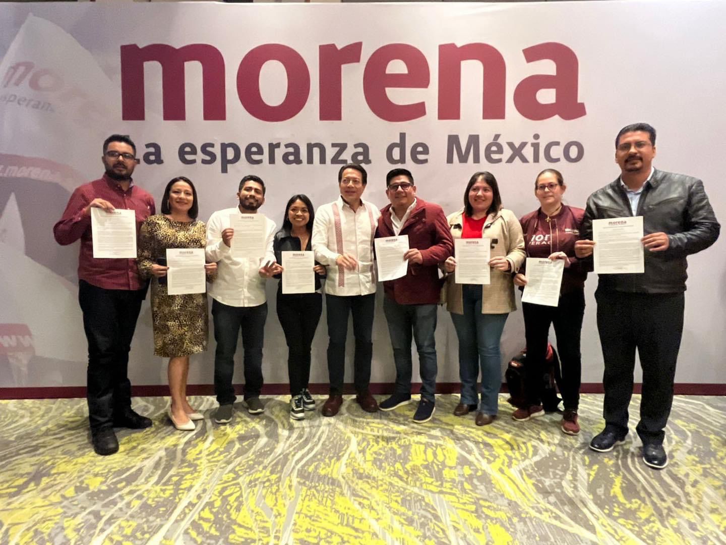 Firman Esteban Ramírez Zepeta y Comité Ejecutivo Estatal de Morena  Veracruz, carta compromiso para mantener los principios de Morena - Crónica  de Xalapa