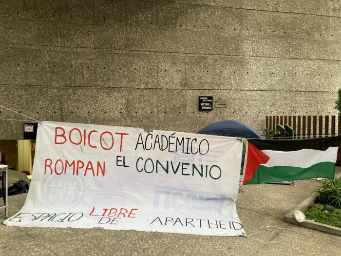 Estudiantes exigen al Colmex condenar el genocidio en Gaza por parte de Israel
